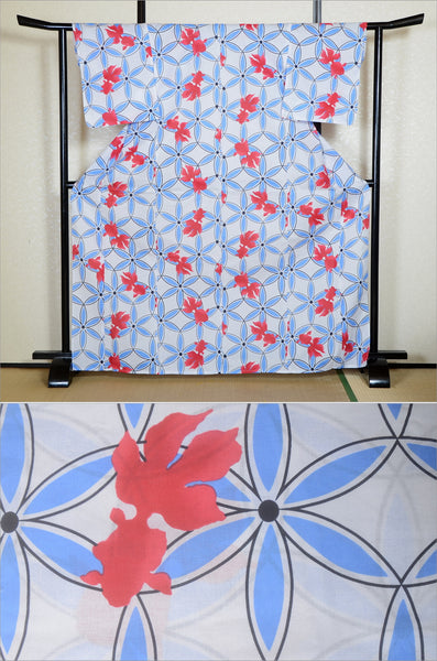 Japanese yukata kimono / H #492