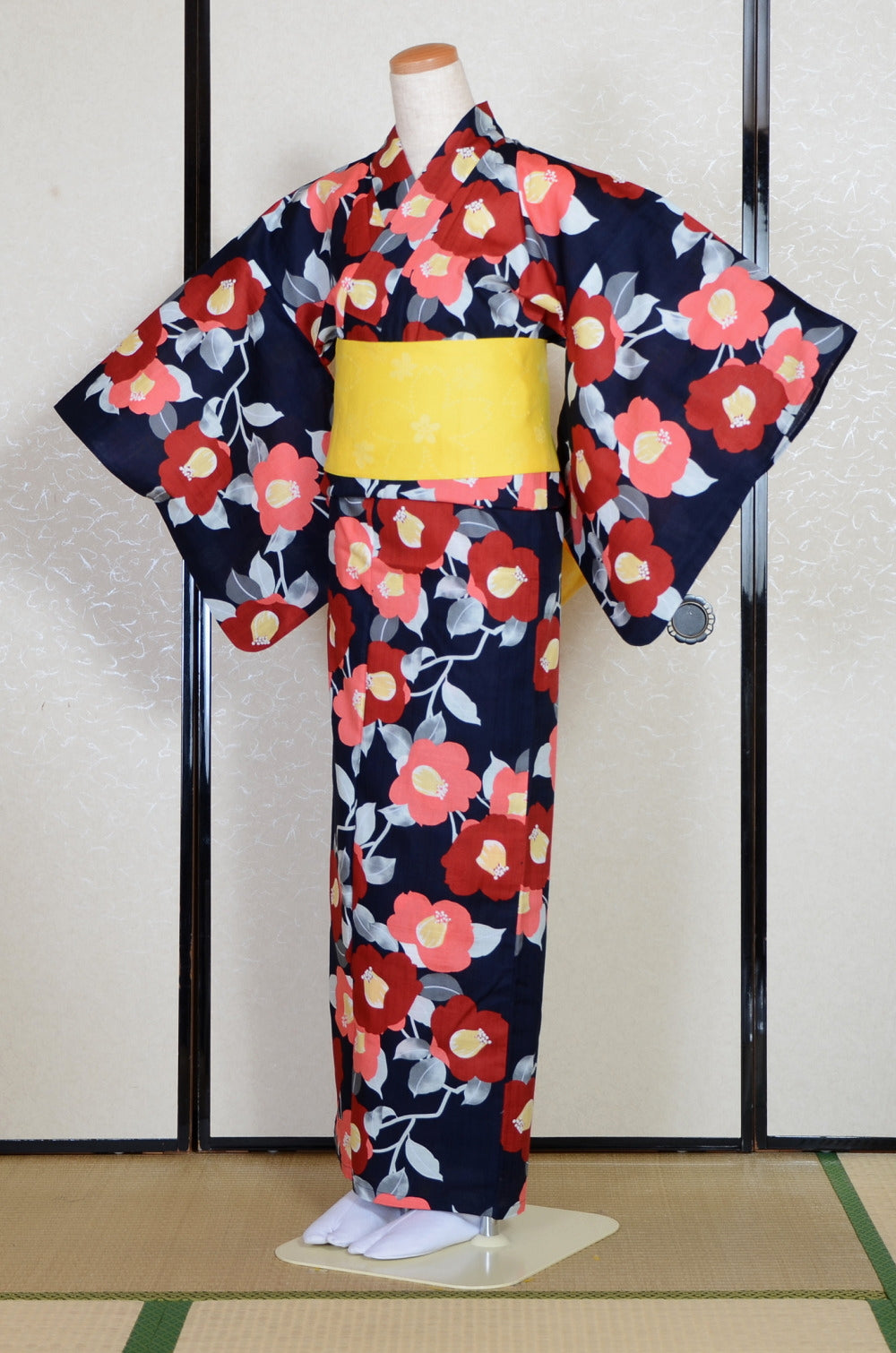 Japanese yukata kimono / D #195
