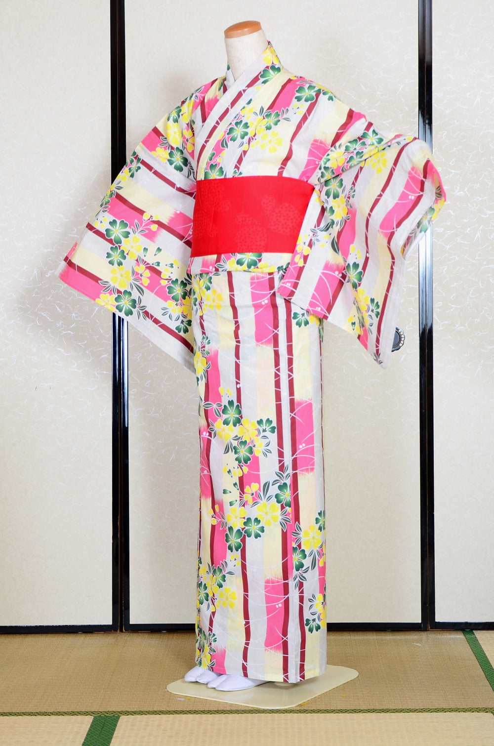 Japanese yukata kimono/ Plus size / P #378