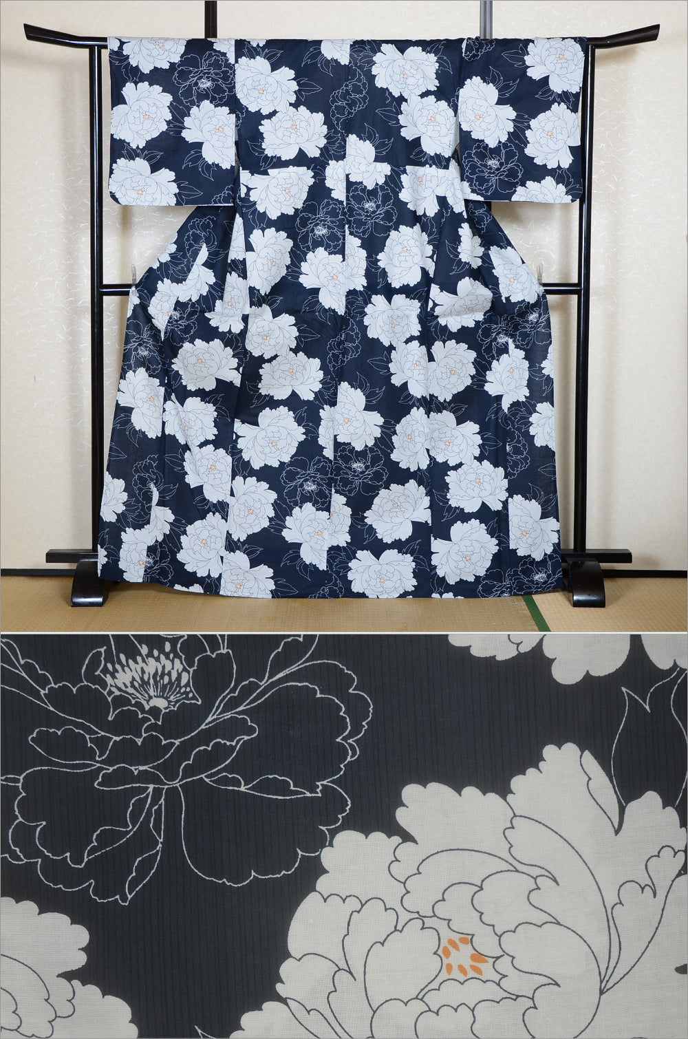 Japanese yukata kimono / H #573
