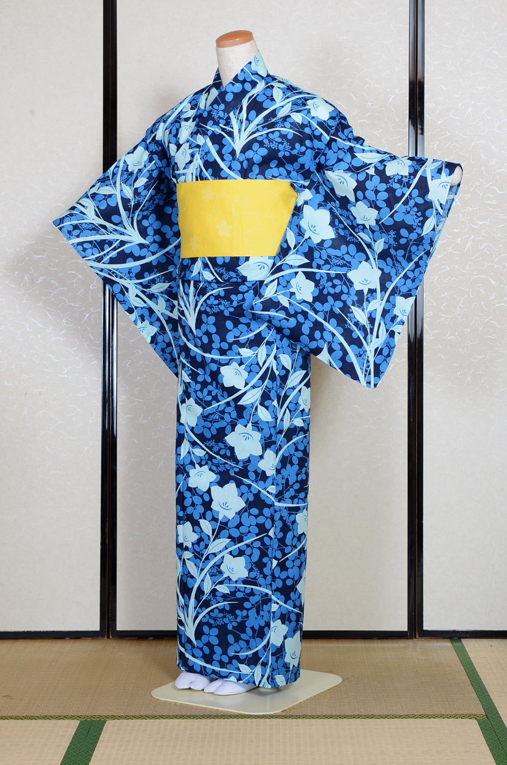 Japanese yukata kimono / H #560