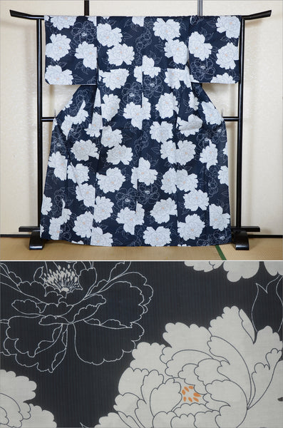 Japanese yukata kimono/ Plus size / P #450 /4L