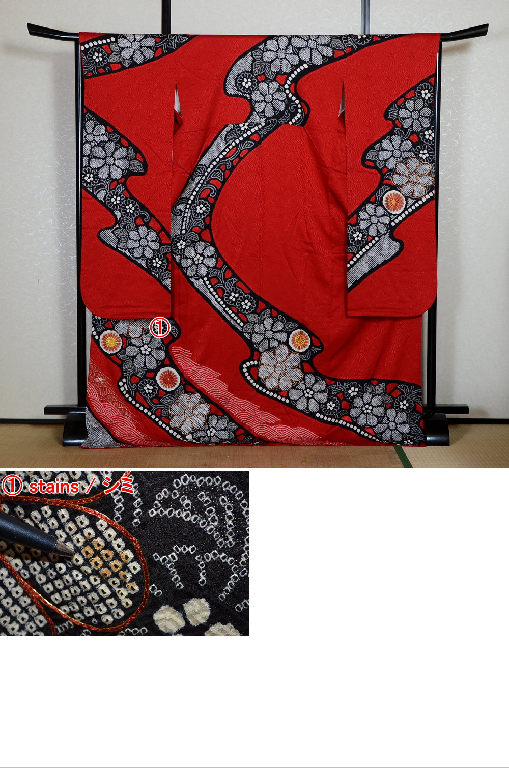 Long-sleeved kimono / Furisode / FK#2-357