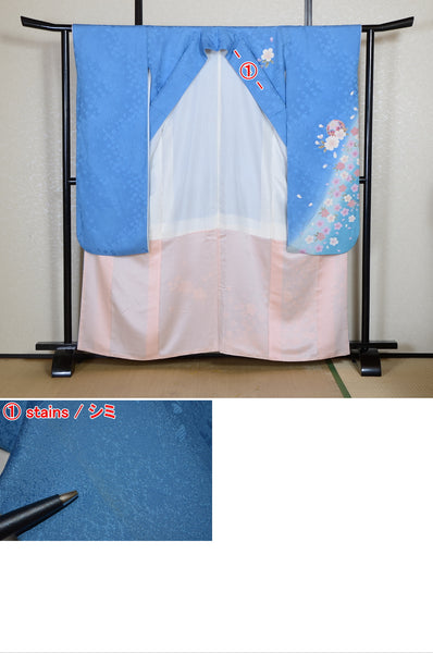 Long-sleeved kimono 6 items set / Furisode / FK#2-322