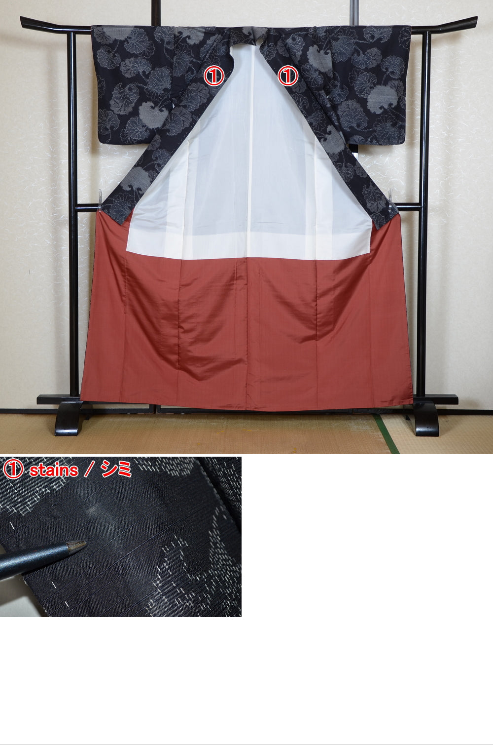 Japanese kimono 4 items set / SK #1-826