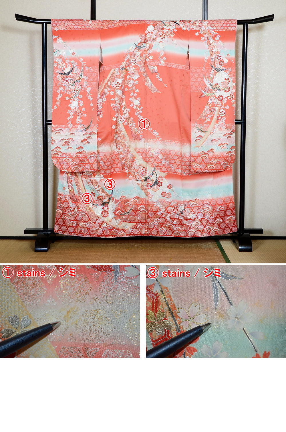 Long-sleeved kimono / Furisode / FK#2-362