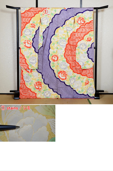 Long-sleeved kimono / Furisode / FK#2-364