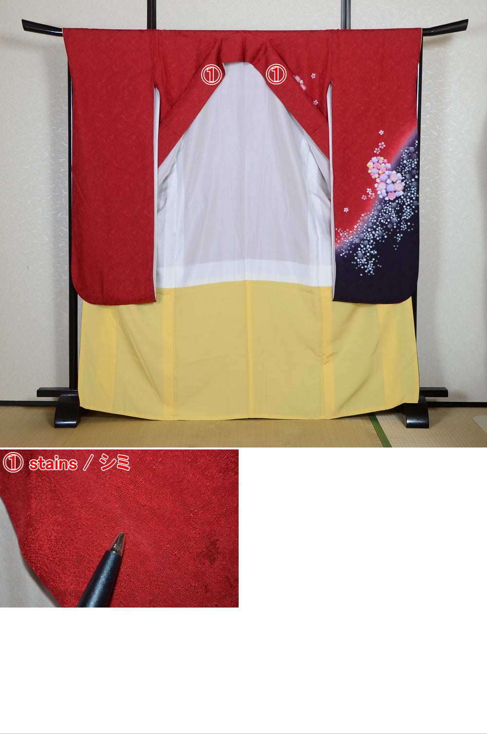 Long-sleeved kimono 6 items set / Furisode / FK#2-169