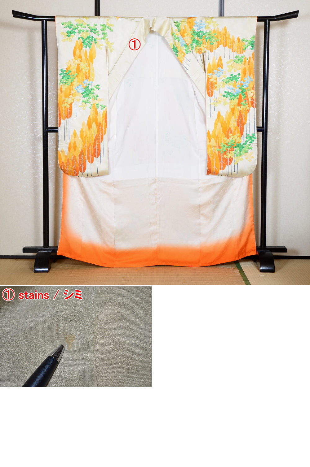 Long-sleeved kimono 6 items set / Furisode / FK#2-286