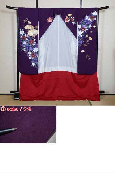 Long-sleeved kimono 6 items set / Furisode / FK#2-326