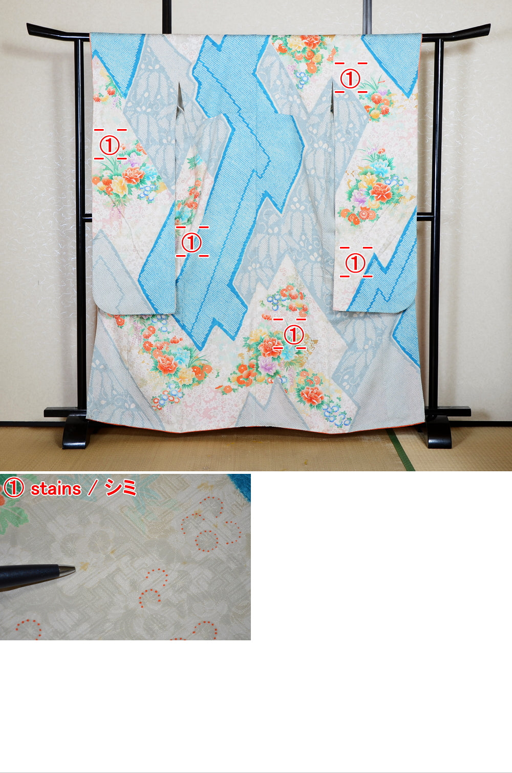 Long-sleeved kimono / Furisode / FK#2-366