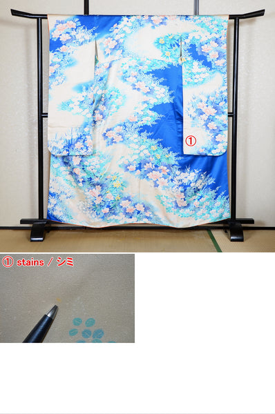 Long-sleeved kimono 6 items set / Furisode / FK#2-281