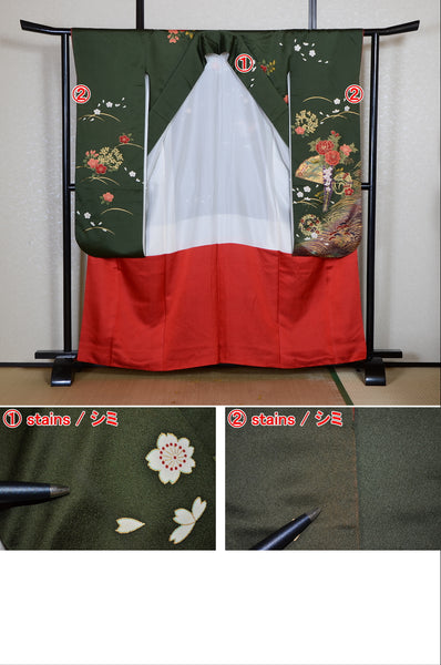 Long-sleeved kimono 6 items set / Furisode / FK#2-334