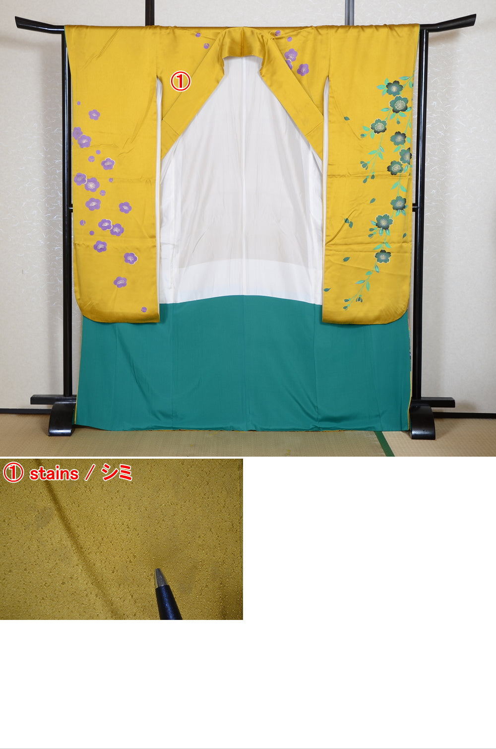 Long-sleeved kimono 6 items set / Furisode / FK#2-217