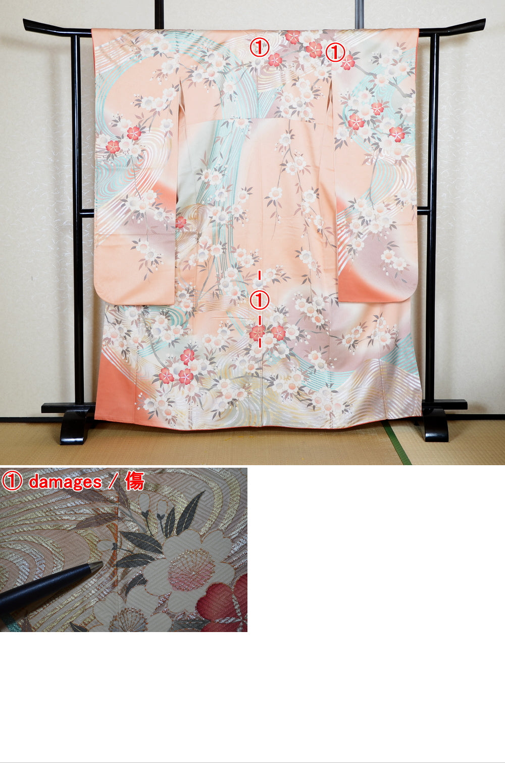 Long-sleeved kimono / Furisode / FK#1-984