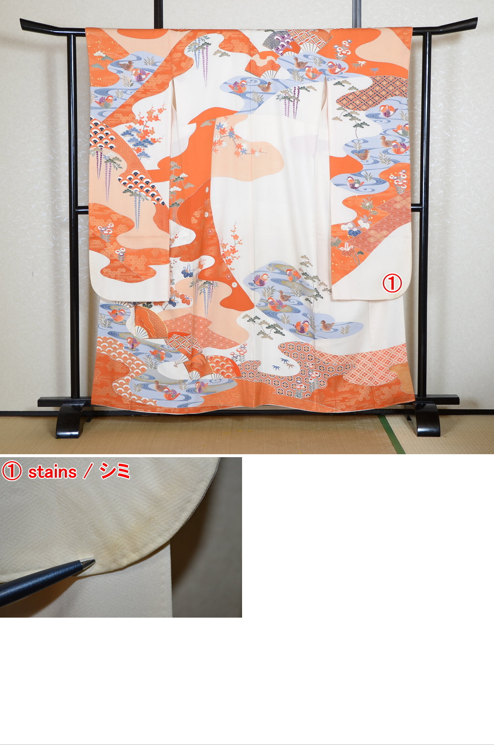 Long-sleeved kimono 6 items set / Furisode / FK#2-016