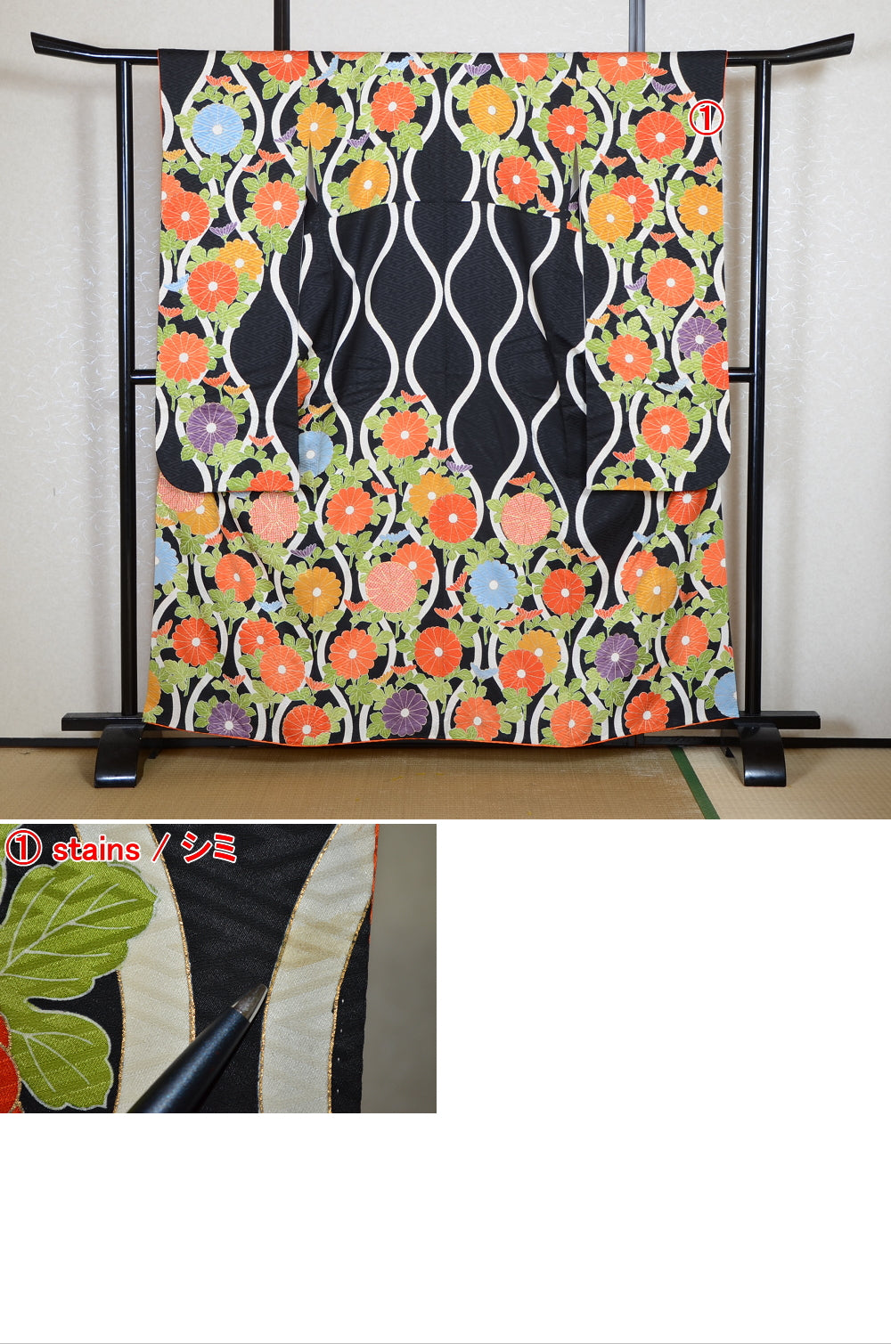 Long-sleeved kimono 6 items set / Furisode / FK#2-102