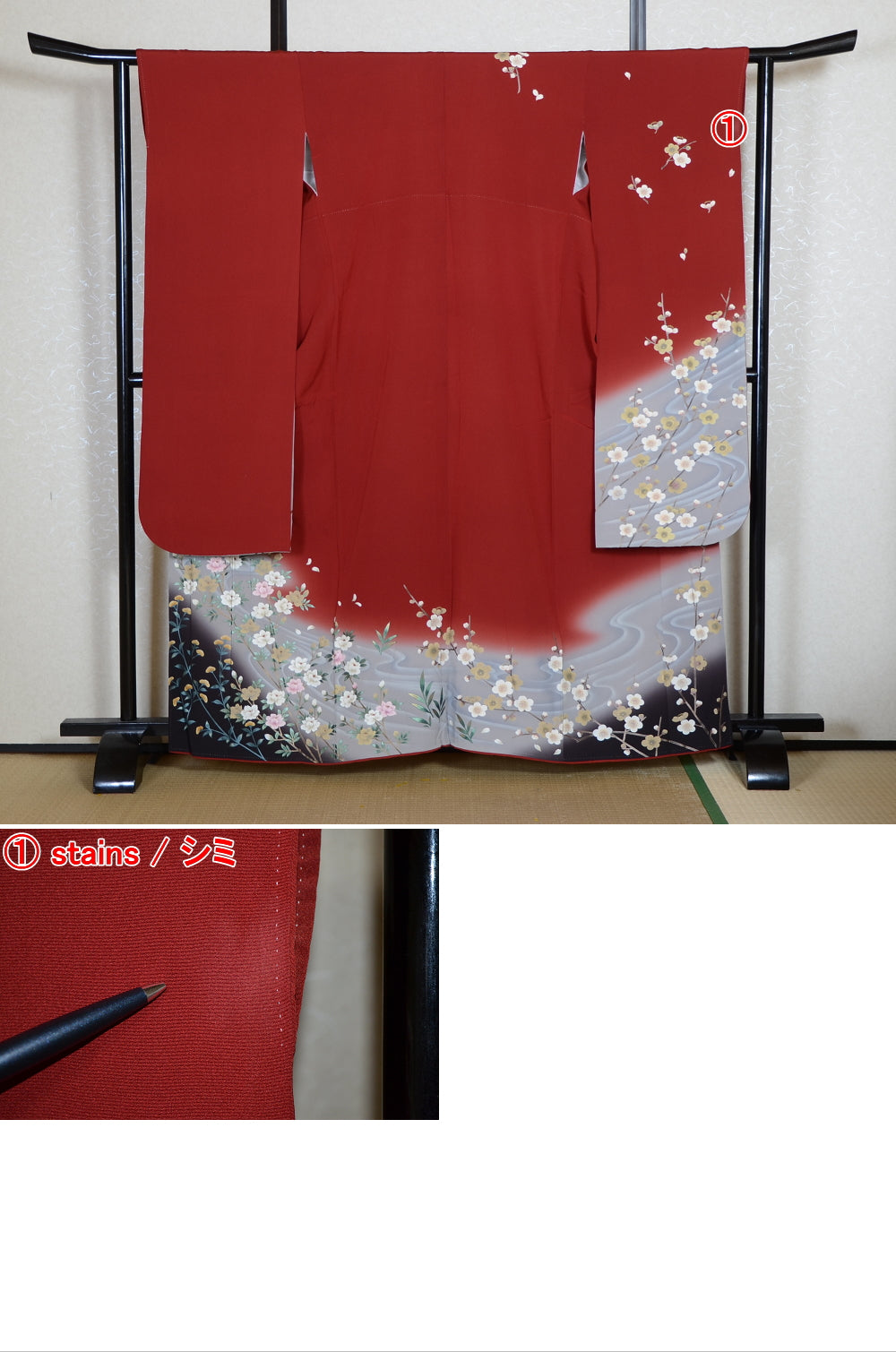 Long-sleeved kimono 6 items set / Furisode / FK#2-013