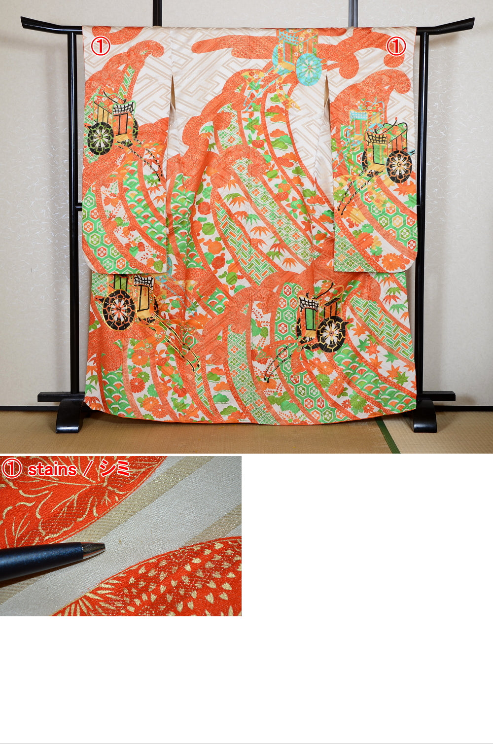 Long-sleeved kimono / Furisode / FK#2-097