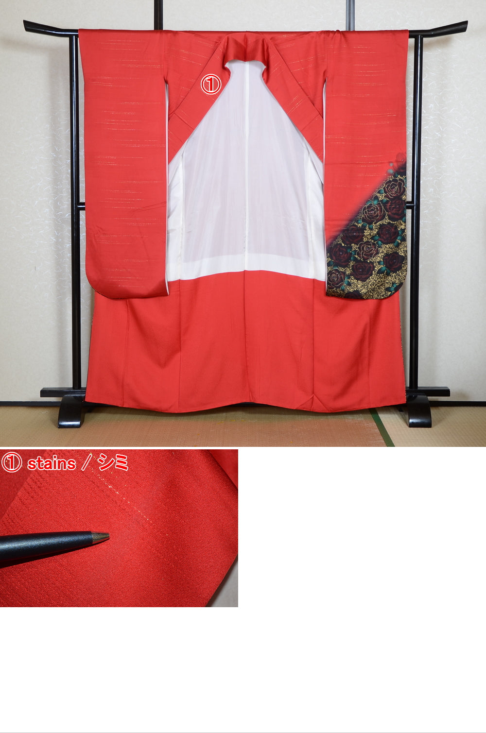 Long-sleeved kimono 6 items set / Furisode / FK#2-076