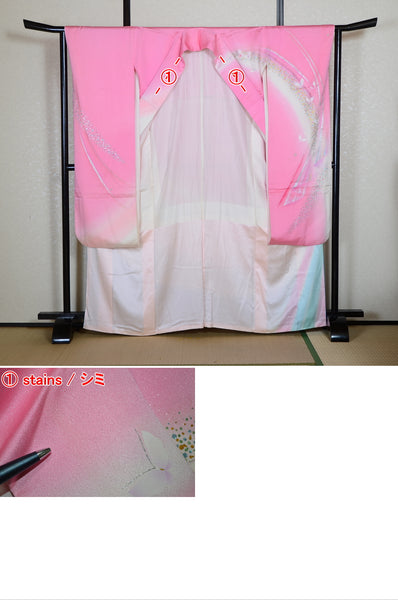 Long-sleeved kimono 6 items set / Furisode / FK#1-952