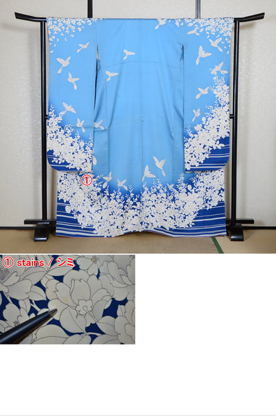 Long-sleeved kimono 6 items set / Furisode / FK#2-351