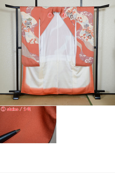 Long-sleeved kimono 6 items set / Furisode / FK#2-317