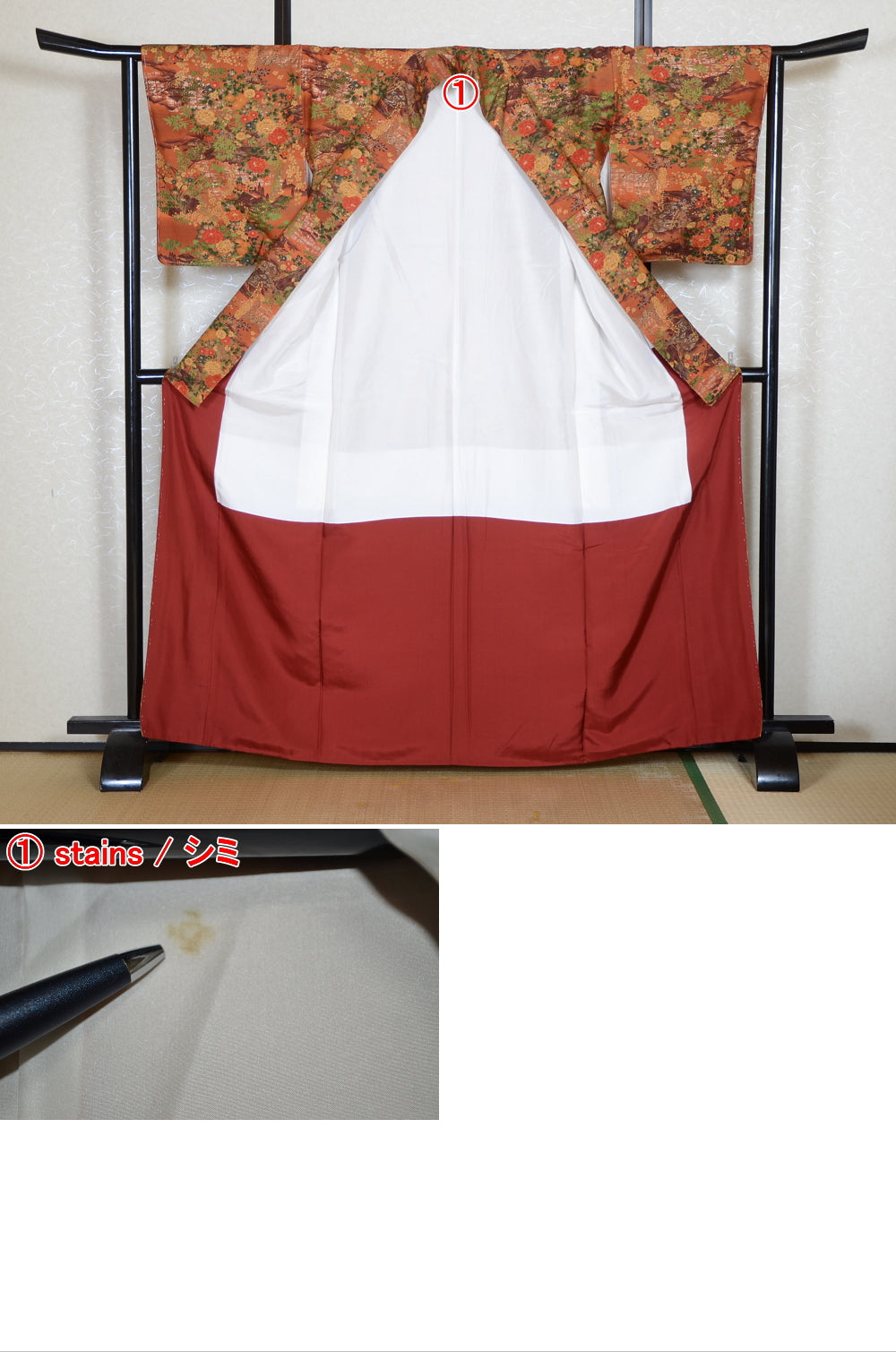 Japanese kimono 4 items set / SK #1-828
