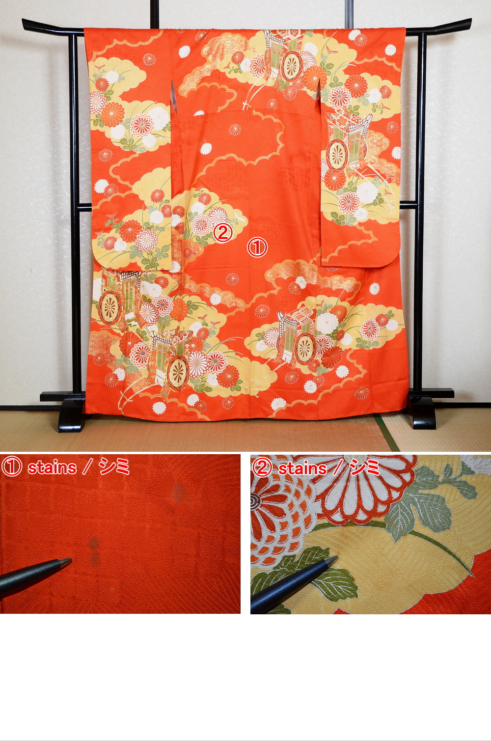 Long-sleeved kimono / Furisode / FK#1-987