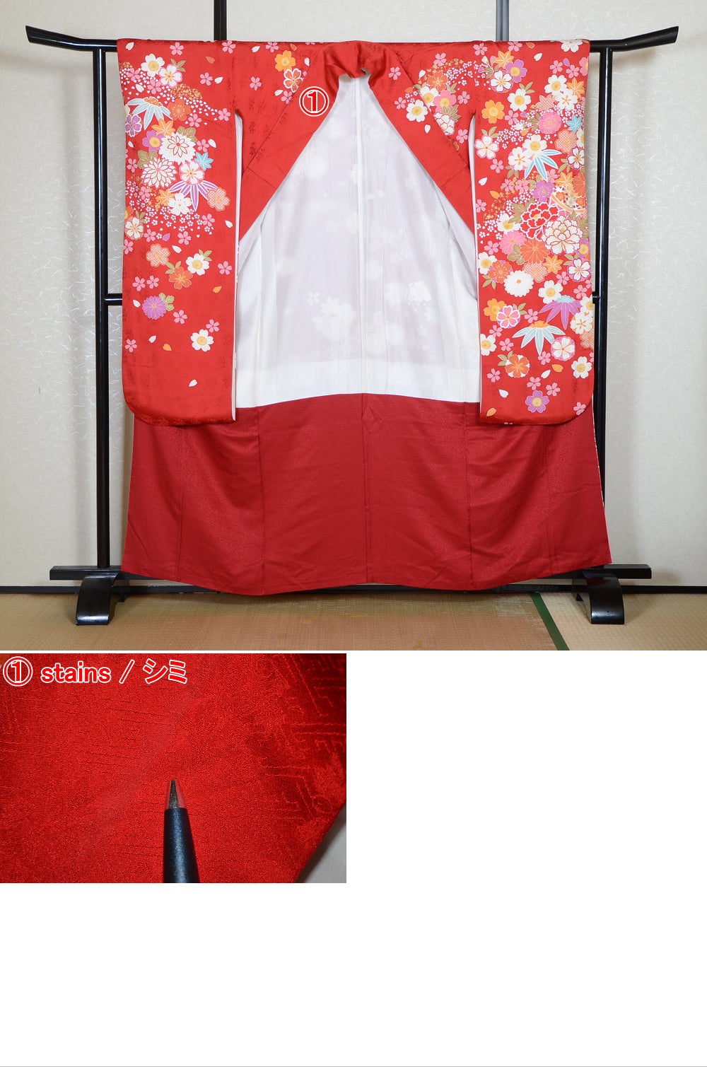 Long-sleeved kimono 6 items set / Furisode / FK#2-226