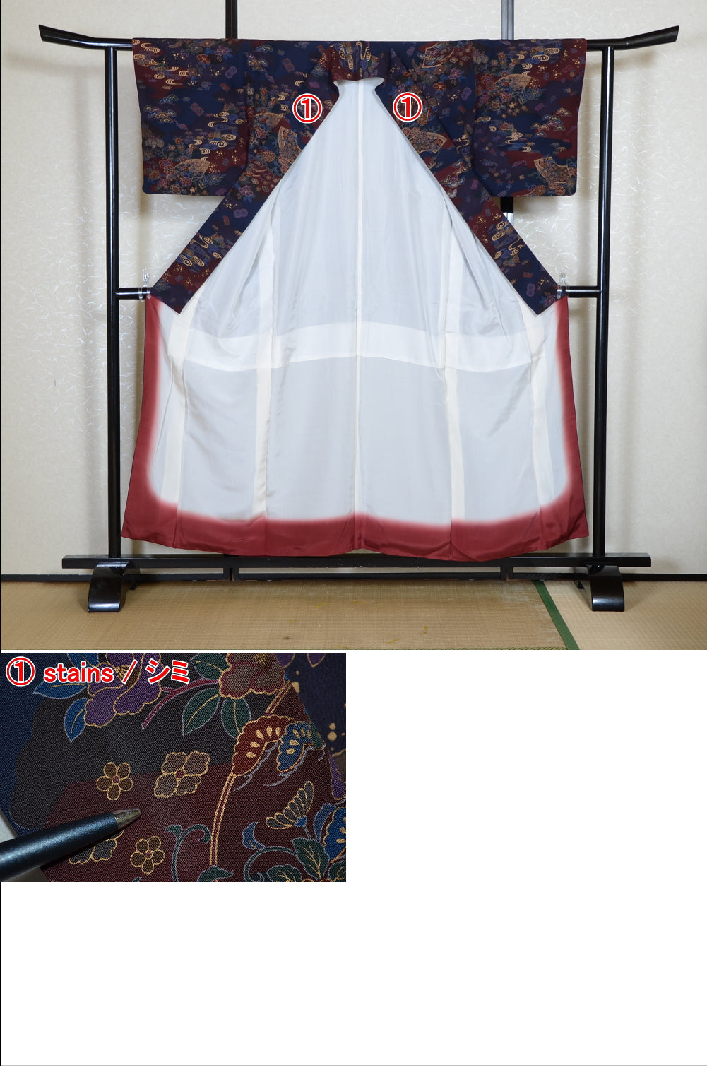 Japanese kimono 4 items set / SK #1-887