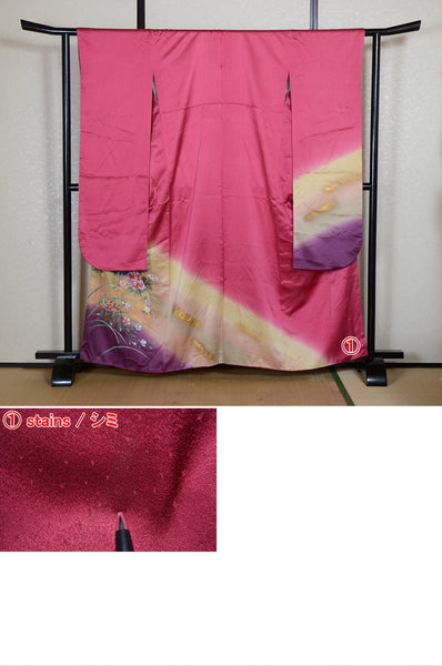 Long-sleeved kimono 6 items set / Furisode / FK#2-330