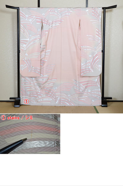 Long-sleeved kimono 6 items set / Furisode / FK#2-312