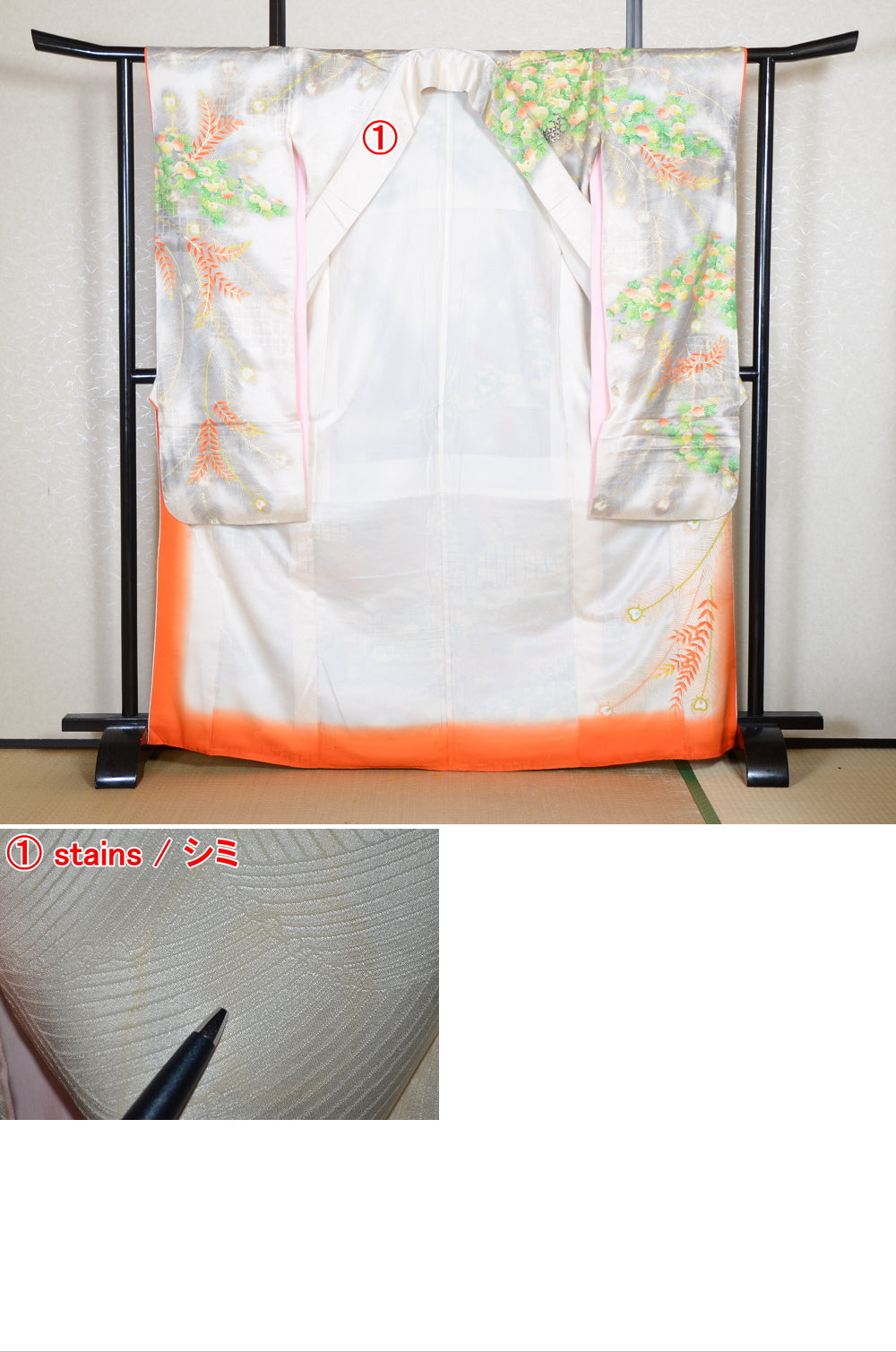 Long-sleeved kimono 6 items set / Furisode / FK#2-159