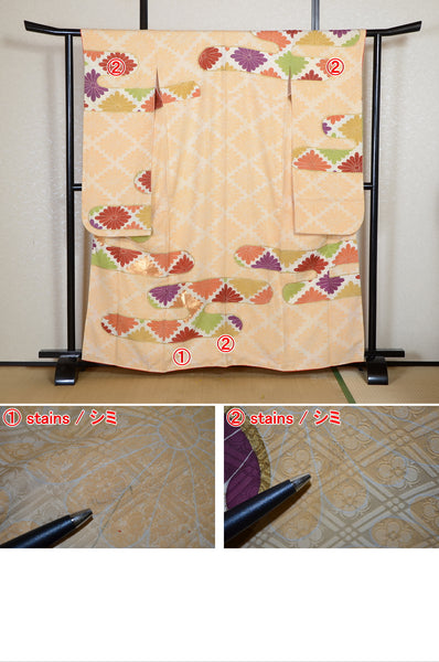Long-sleeved kimono 6 items set / Furisode / FK#2-344