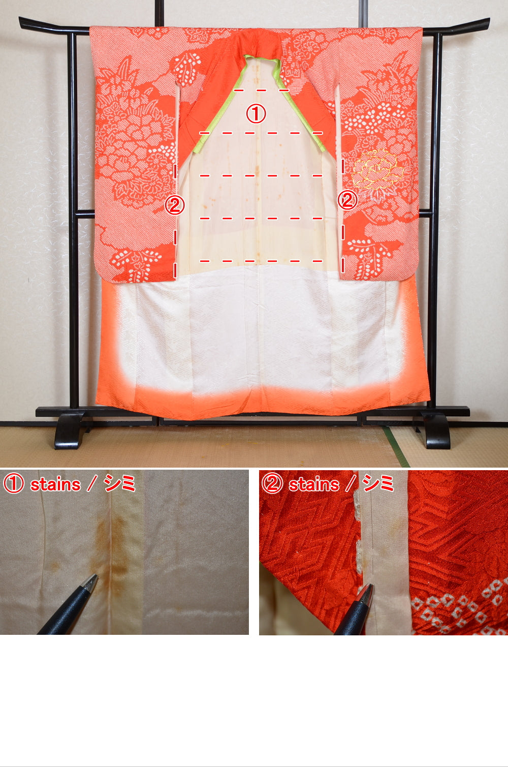 Long-sleeved kimono / Furisode / FK#2-269