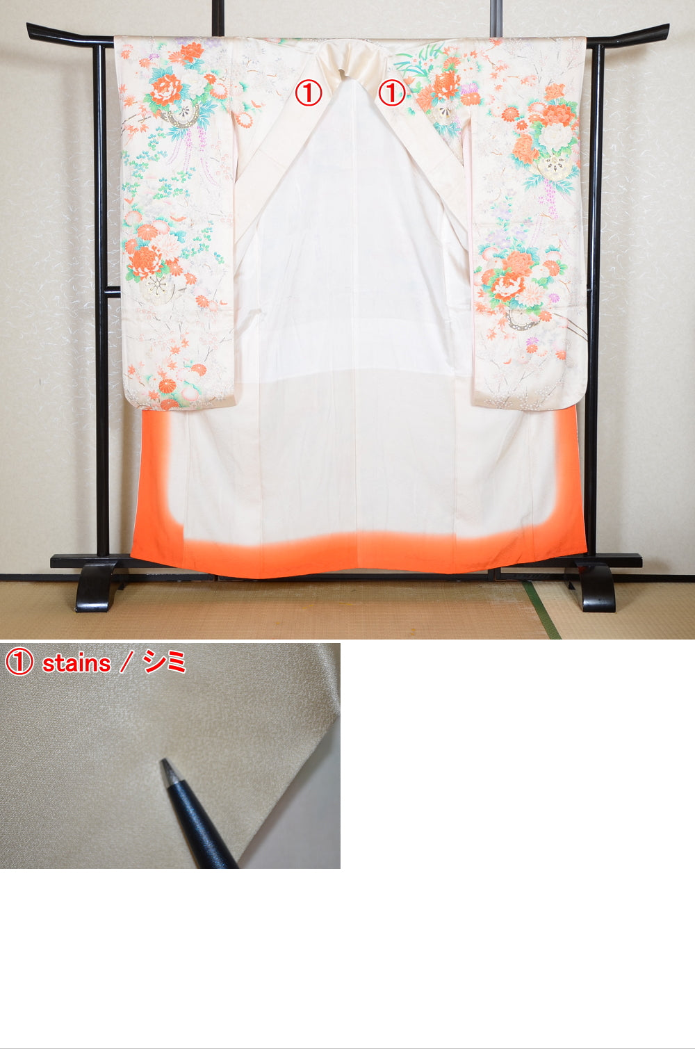Long-sleeved kimono 6 items set / Furisode / FK#2-280