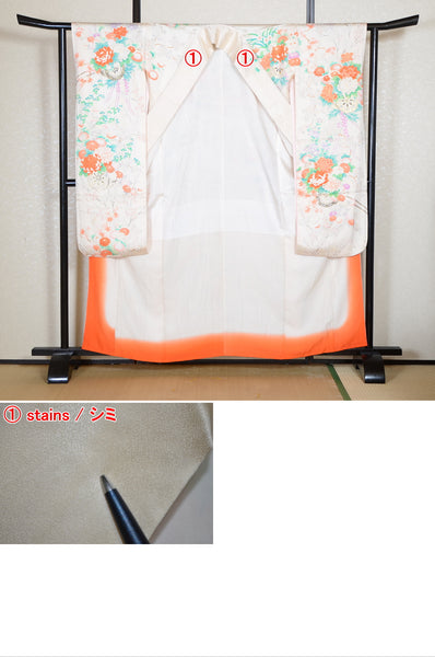 Long-sleeved kimono 6 items set / Furisode / FK#2-280