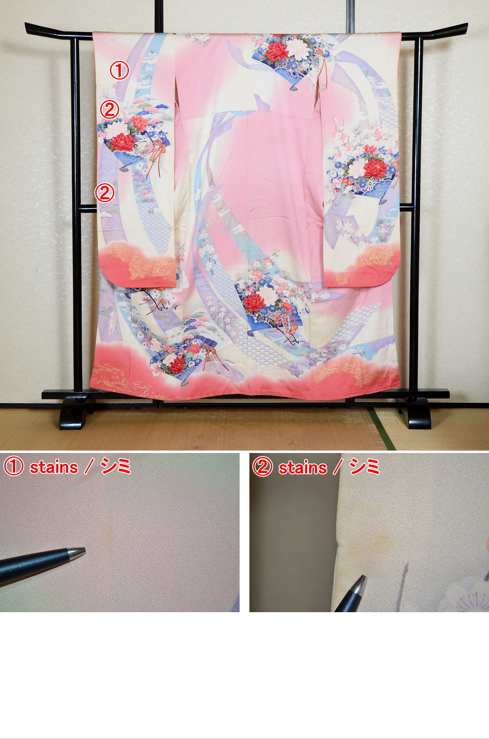 Long-sleeved kimono / Furisode / FK#2-369