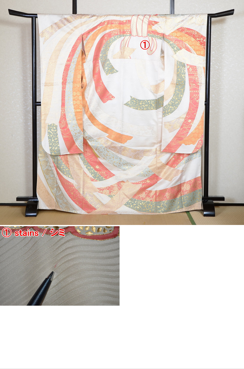Long-sleeved kimono 6 items set / Furisode / FK#2-293