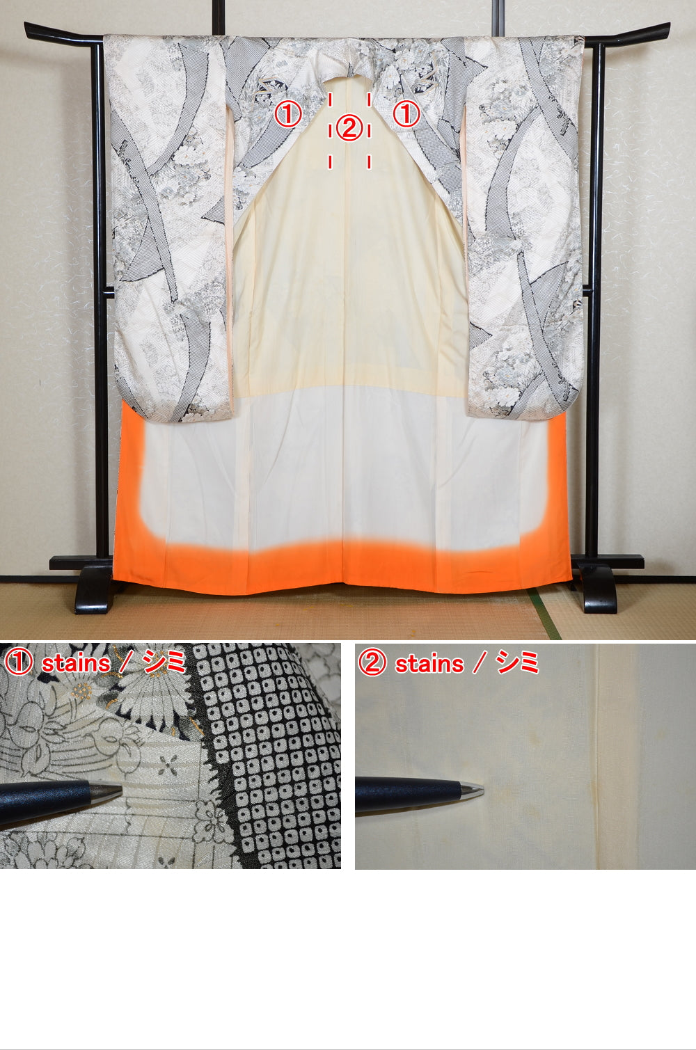 Long-sleeved kimono 6 items set / Furisode / FK#2-251