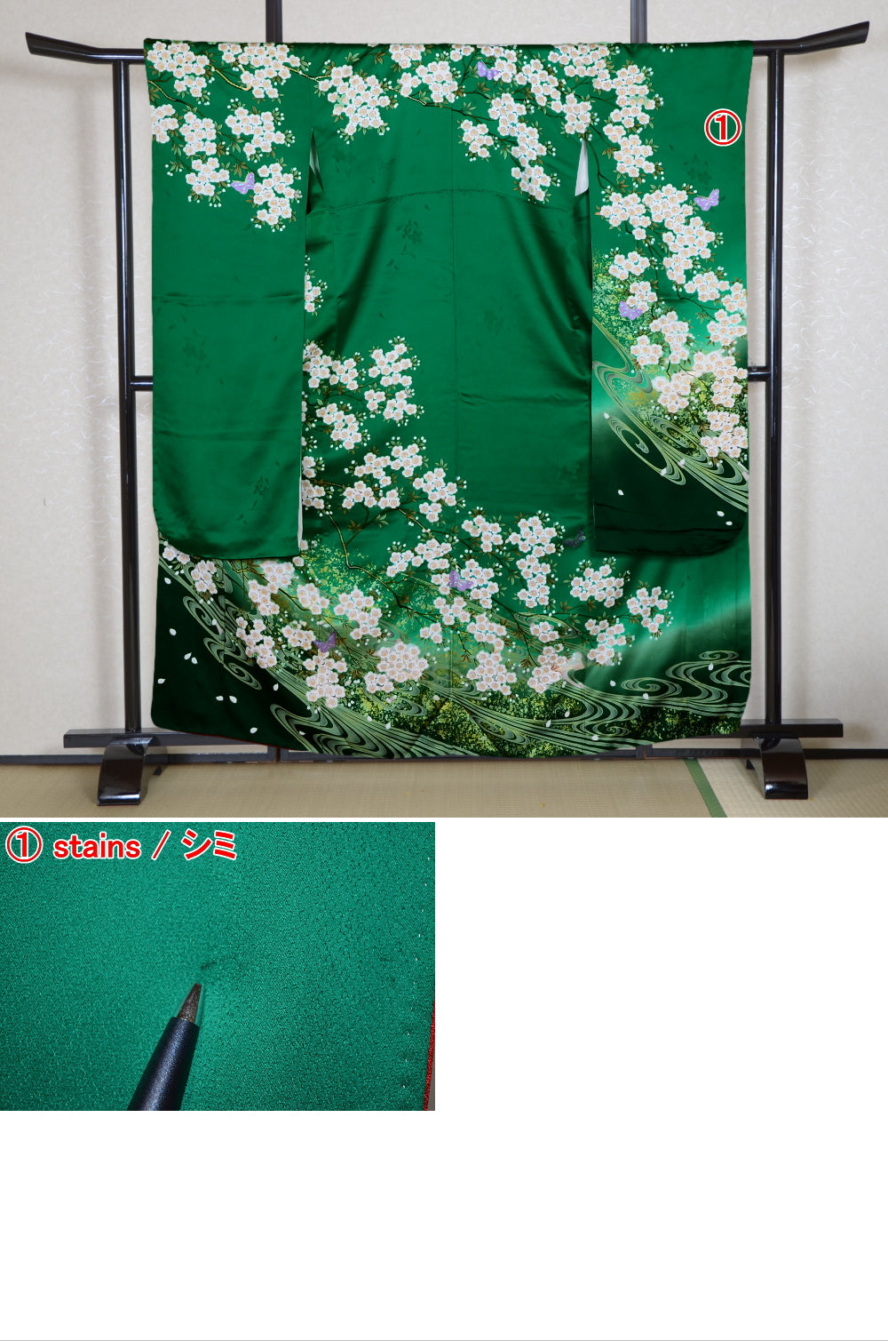 Long-sleeved kimono 6 items set / Furisode / FK#2-225