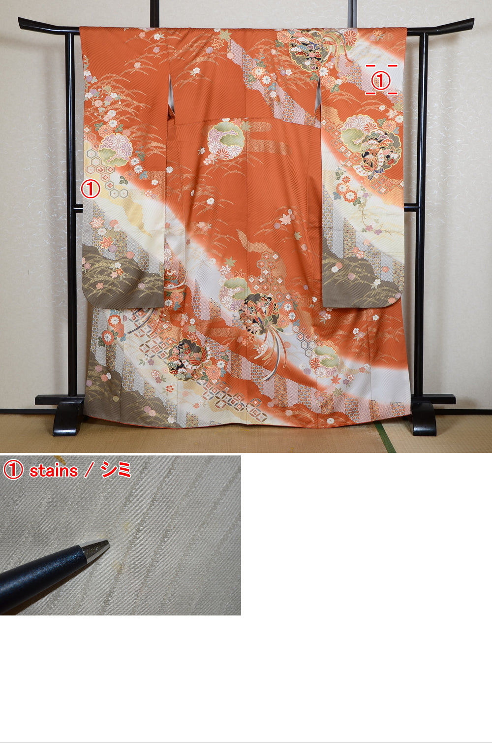 Long-sleeved kimono 6 items set / Furisode / FK#2-246