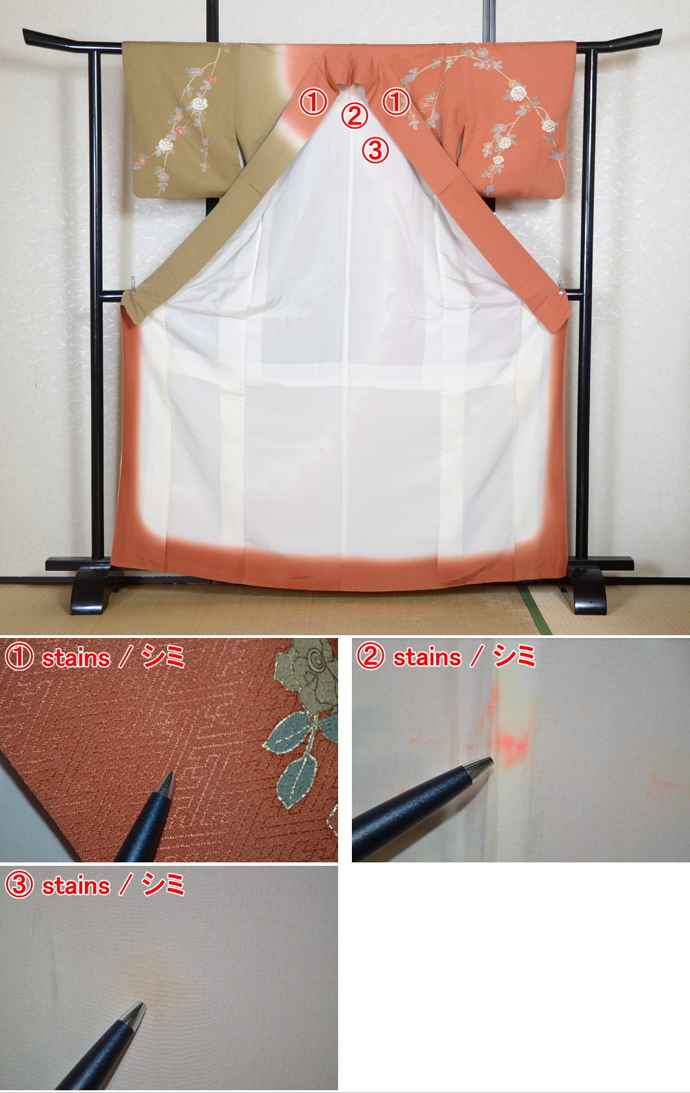 Japanese kimono 6 items set / TK #2-360