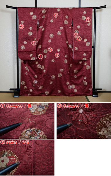 Long-sleeved kimono / Furisode / FK#2-365