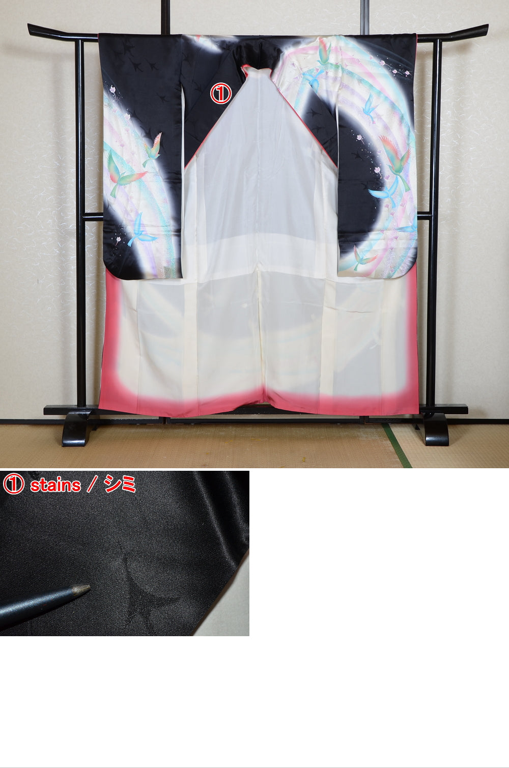Long-sleeved kimono 6 items set / Furisode / FK#2-354