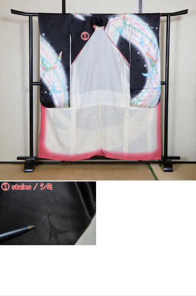 Long-sleeved kimono 6 items set / Furisode / FK#2-354