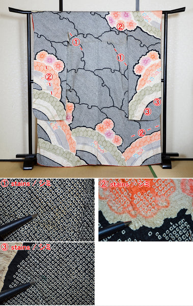 Long-sleeved kimono / Furisode / FK#1-1-983