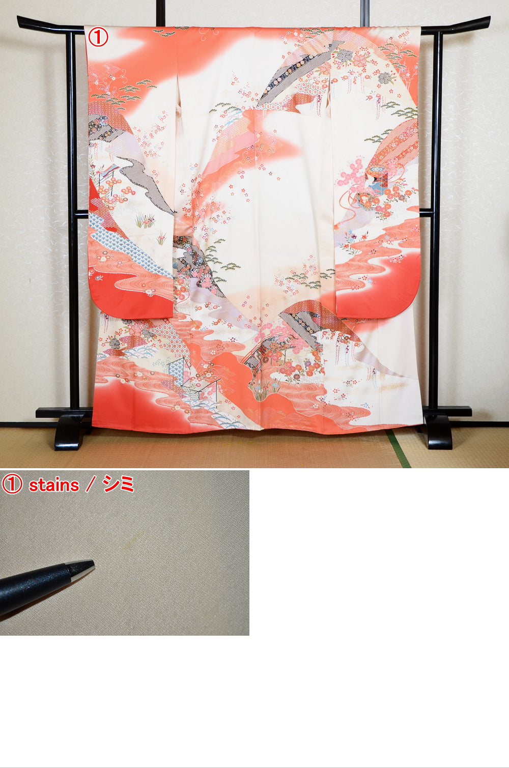 Long-sleeved kimono / Furisode / FK#2-045