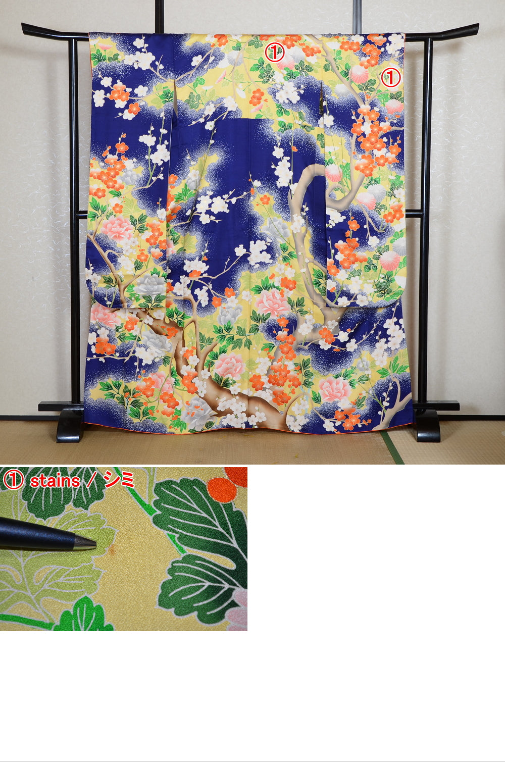 Long-sleeved kimono 6 items set / Furisode / FK#2-332
